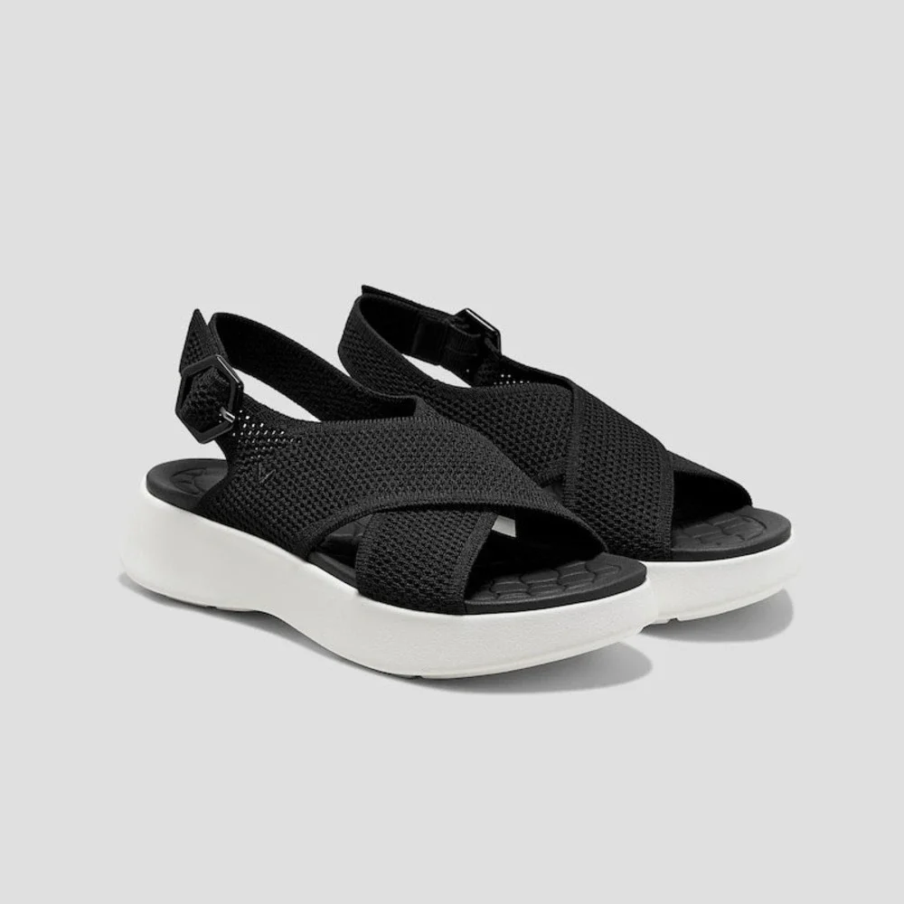 VIVAIA Kara Platform Sandals Black | EU 41.5 / US 10